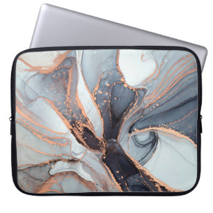 High resolution. Luxury abstract fluid art paintin Laptop Sleeve