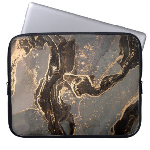 High resolution. Luxury abstract fluid art paintin Laptop Sleeve