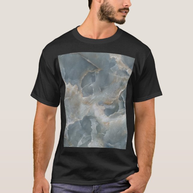 High-resolution marble texture, natural stone. T-Shirt (Front)