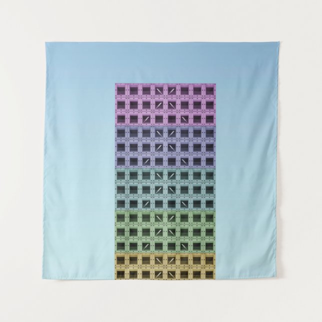 High rise building tapestry (Front)