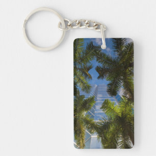 High rise buildings key ring