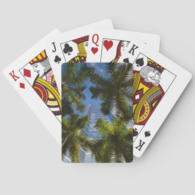 High rise buildings playing cards (Back)