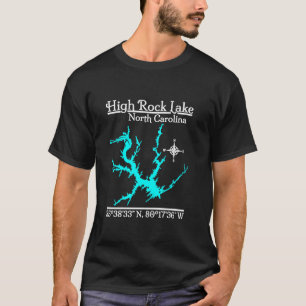 High Rock Lake North Carolina Long Sleeve T Shirt