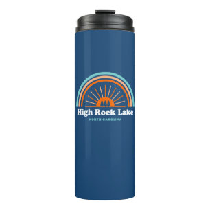 High Rock Lake North Carolina Rainbow Thermal Tumbler