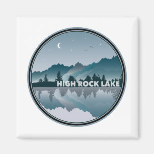 High Rock Lake North Carolina Reflection Magnet