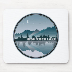 High Rock Lake North Carolina Reflection Mouse Mat
