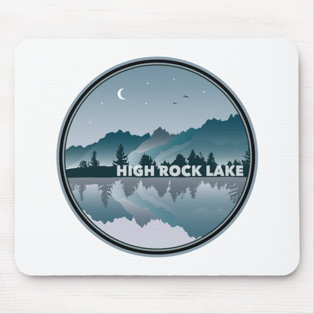 High Rock Lake North Carolina Reflection Mouse Mat (Front)
