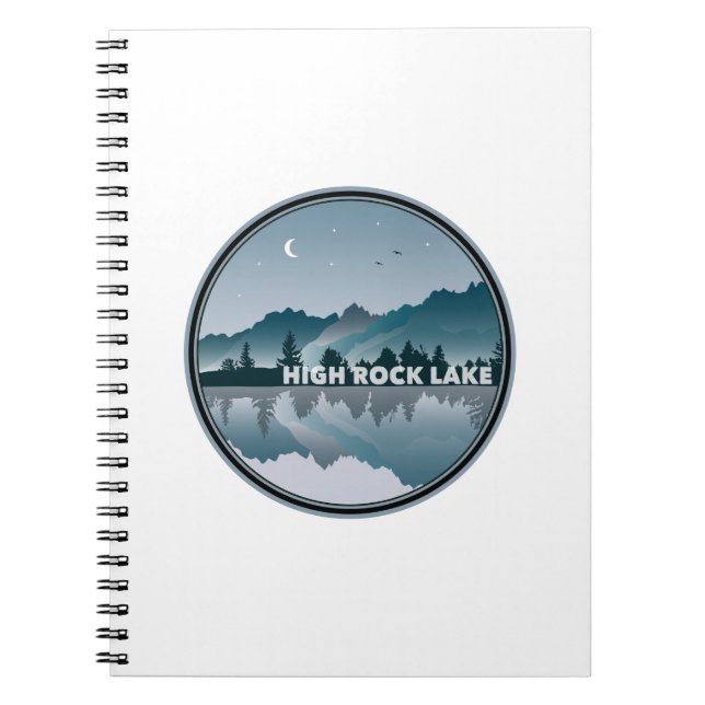 High Rock Lake North Carolina Reflection Notebook (Front)