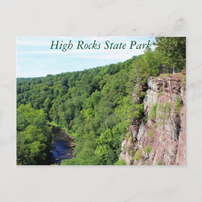 High Rocks State Park Postcard (Front)