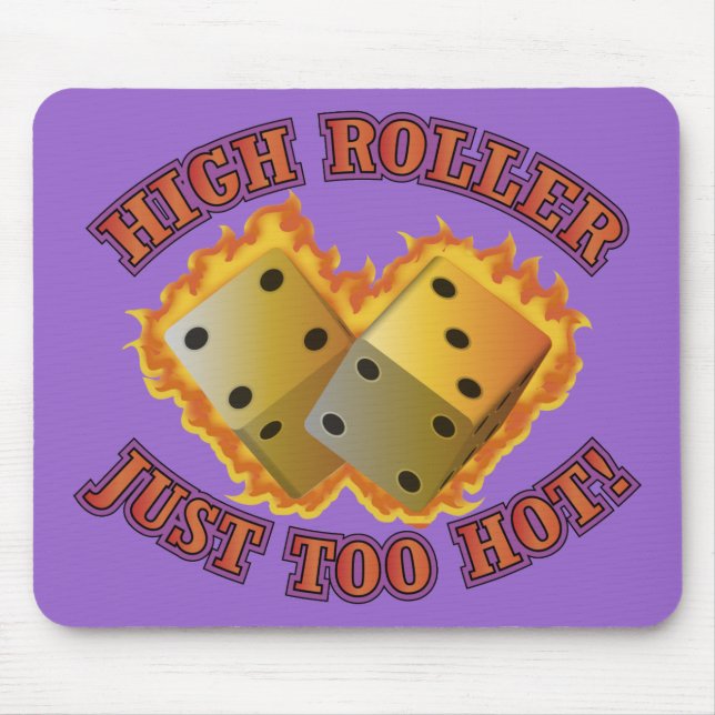 High Roller Dice Mouse Mat (Front)