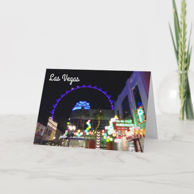 High Roller Ferris Wheel Las Vegas #5 Card (Front)