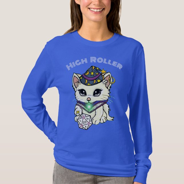 High Roller (Kitty): T-Shirt (Front)