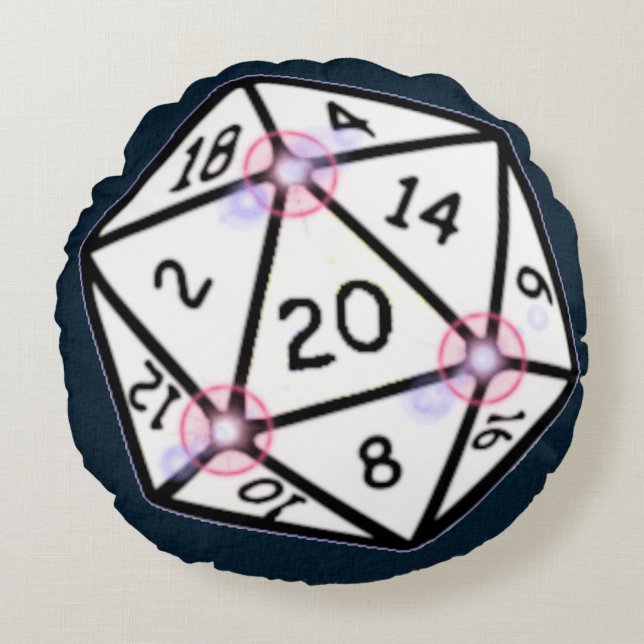 HIGH ROLLER: ROUND CUSHION (Front)