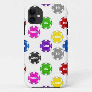 HIGH ROLLER WHITE PHONE CASE