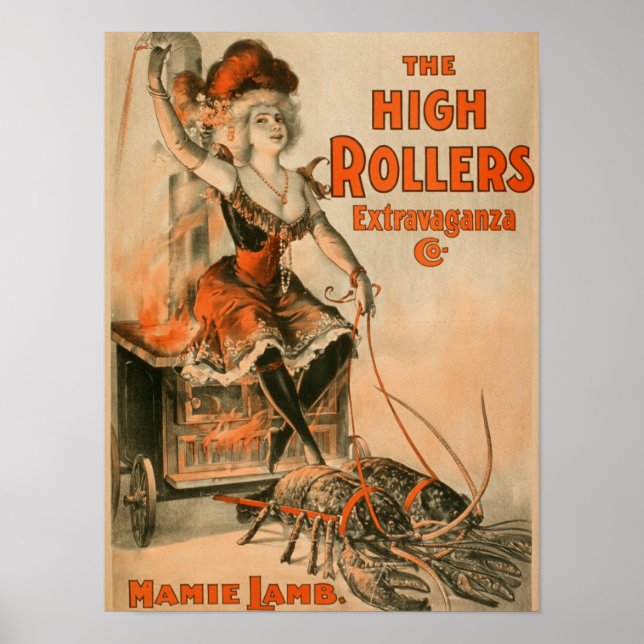 High Rollers Extravaganza "Mamie Lamb" Play Poster (Front)