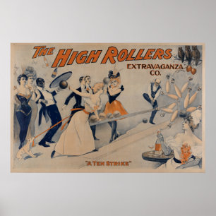 High RollersBowling Party Theatre Poster