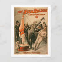 High RollersDunking Woman in Beer Poster