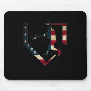 High School Baseball Season College Ball Player Us Mouse Mat