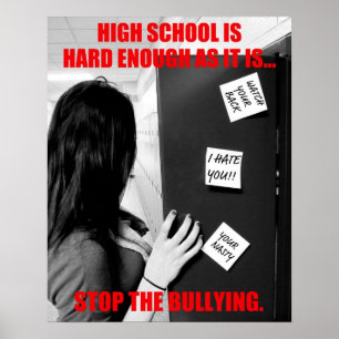 High School Bullying (Clean) Poster