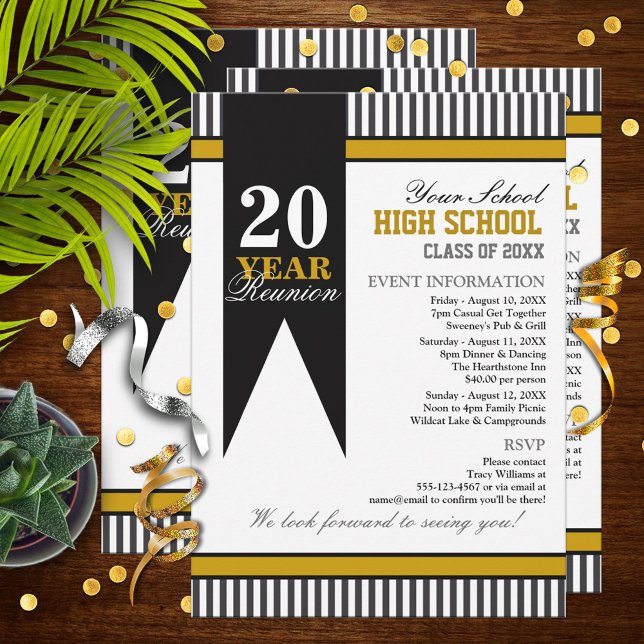 High School Class Reunion Invitation (Creator Uploaded)