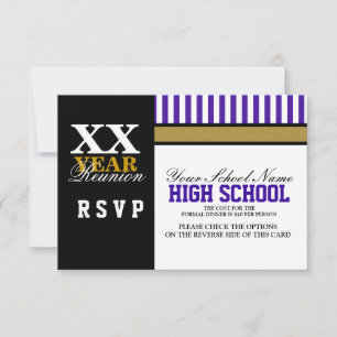 High School Class Reunion RSVP