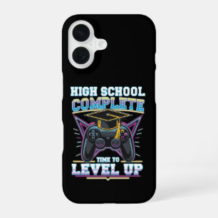 High School Complete Gamer Gaming Graduation iPhone 16 Case