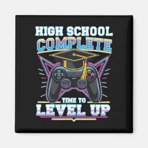 High School Complete Gamer Gaming Graduation Magnet