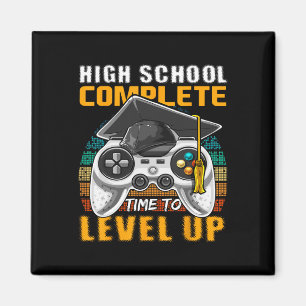 High School Complete Video Game Senior Graduation Magnet