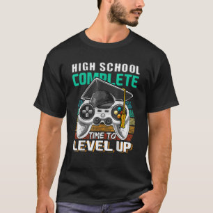 High School Complete Video Game Senior Graduation T-Shirt