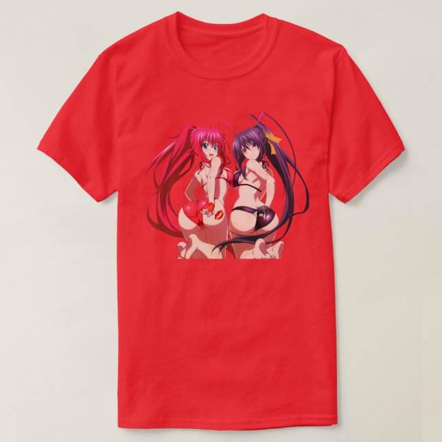 High School DxD Himejima Akeno and Rias Gremory St T-Shirt (Design Front)