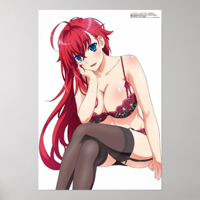 High School DxD  Rias Gremory Poster (Front)