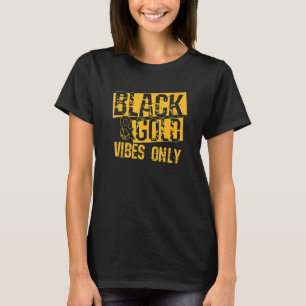 High School Football Black Gold Game Day Group T-Shirt