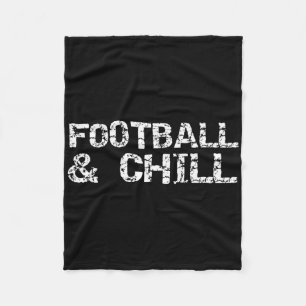 High School Football Player Gift For Men Football Fleece Blanket