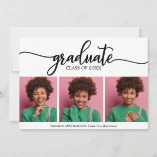 High School Graduation Announcement 3 Photo