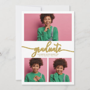 High School Graduation Announcement 3 Photo