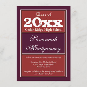 High School Graduation Announcements