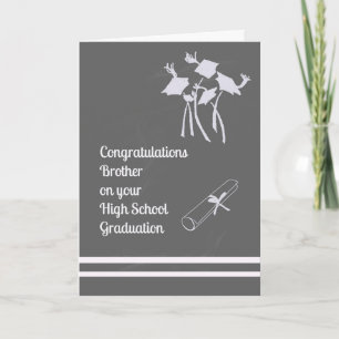 High School Graduation Card for Brother