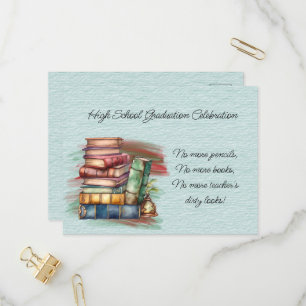 High School Graduation Celebration Invitation Postcard