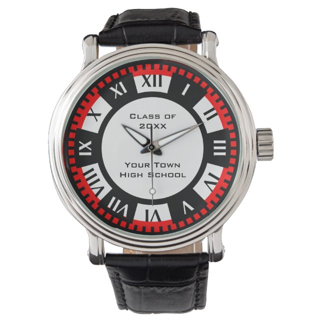 High School Graduation Class and Year For Graduate Watch (Front)