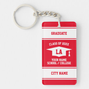 High School graduation Class senior grad Key Ring
