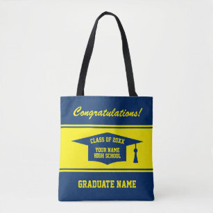 High school Graduation Day Class of 2024 custom Tote Bag