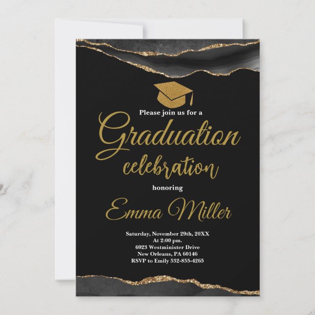 High School Graduation Invitation (Front)