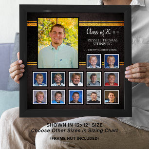 High School Graduation Photo Collage K-12 Print