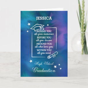 High School Graduation Quote Card
