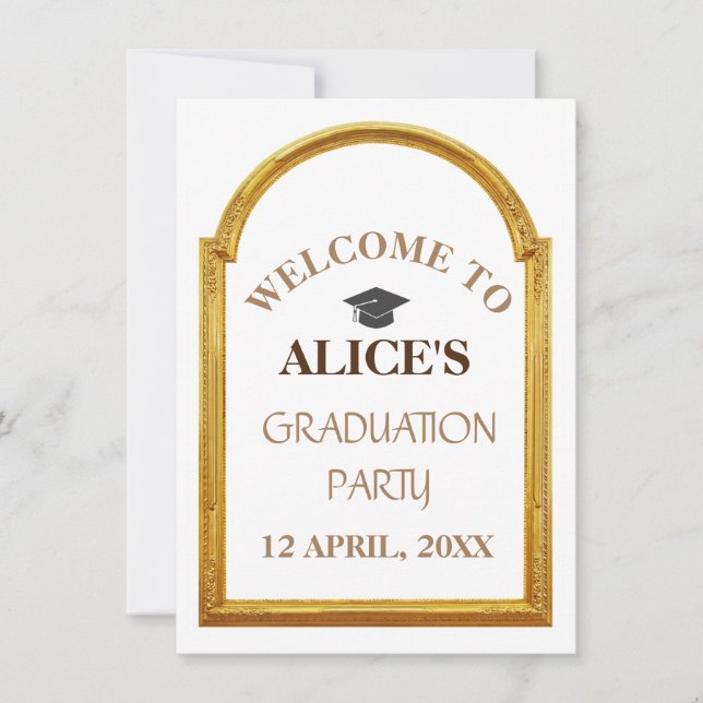 High School Graduation Senior celebration Script (Front)