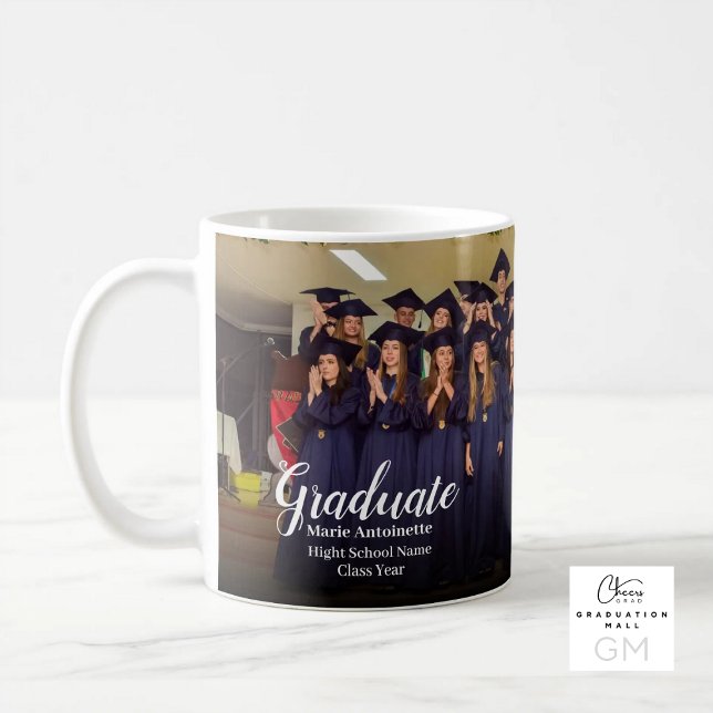 High School Group Class Photo Graduation Coffee Mug (High School Group Class Photo Graduation Coffee Mug)