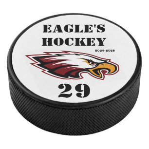 HIGH SCHOOL HOCKEY PUCK