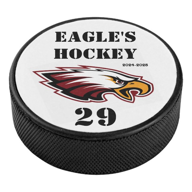 HIGH SCHOOL HOCKEY PUCK (3/4)
