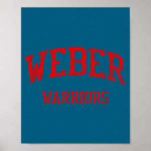 High school hs ogden ut vintage sports poster