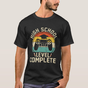 High School Level Complete - Gamer Class Of 2021 T-Shirt